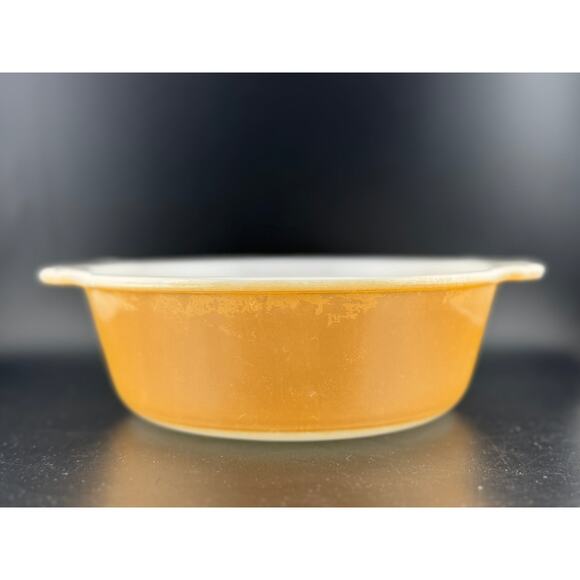 Anchor Hocking Peach Luster 1 Quart Casserole Dish - Picture 3 of 9